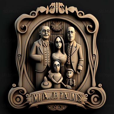 3D model The Addams Family game (STL)